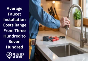 Average Faucet Installation Costs Range From Three Hundred to Seven Hundred