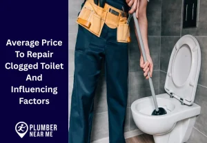 Average Price To Repair Clogged Toilet And Influencing Factors