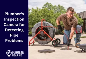 Plumber's Inspection Camera for Detecting Pipe Problems