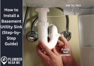 Basement Utility Sink Installation