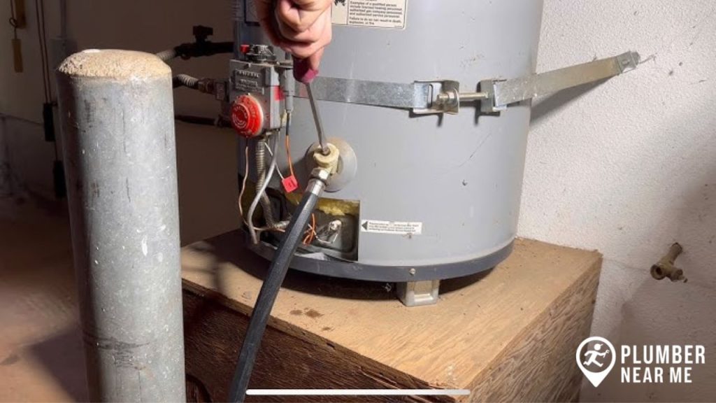 Old electric water heater