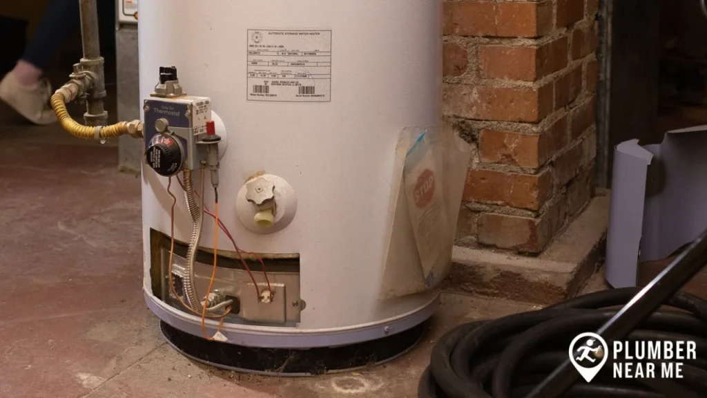 Old electric water heater